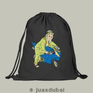 Mochila de Motero negra