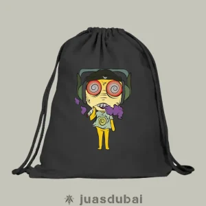 Mochila de amarillo negra