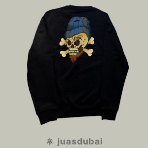 sudadera detrás Calavera pirata