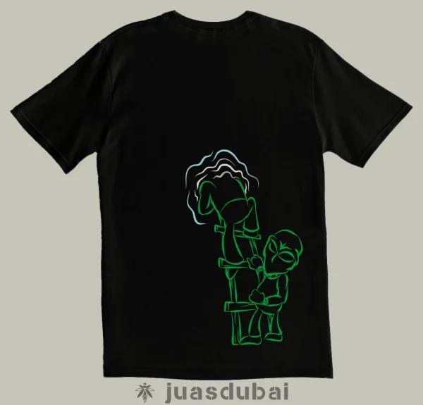 Camiseta aliens negra