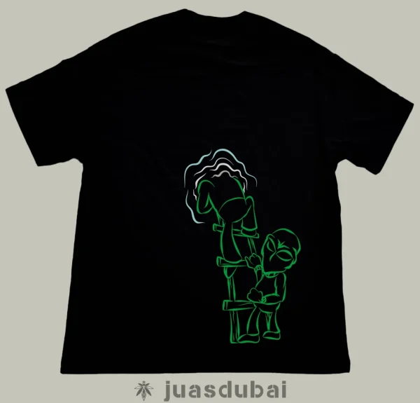 Camiseta aliens negra