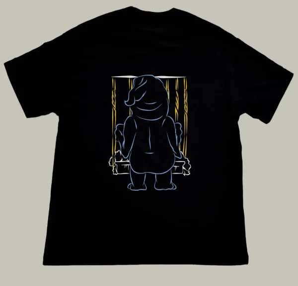 Camiseta cárcel negra atrás