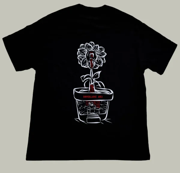 Camiseta Maceta negra atrás