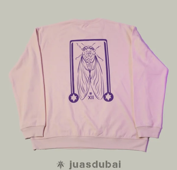 Sudadera Chicharra Rosa atrás