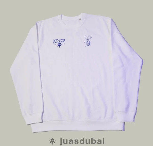 Sudadera Cucaracha blanca