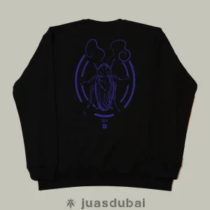 Sudadera Cucaracha negra atrás