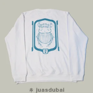 Sudadera Escarabajo blanco atrás