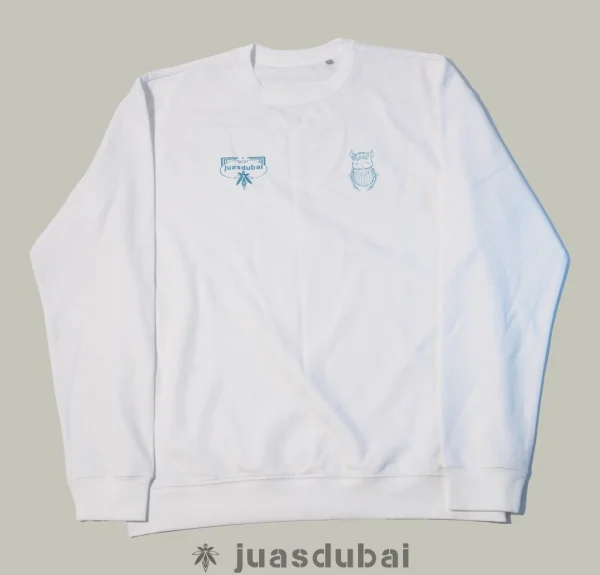 Sudadera Escarabajo blanco frontal