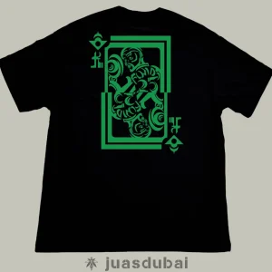 Camiseta rey finidi negra atrás