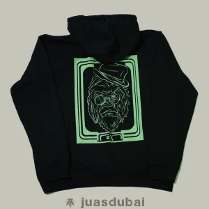 Sudadera Gorila negra atrás