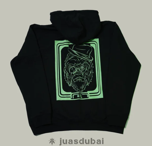 Sudadera Gorila negra atrás