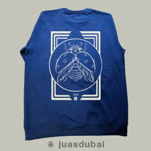 Sudadera Mariquita azul atrás