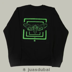 Sudadera Polilla Negra atrás