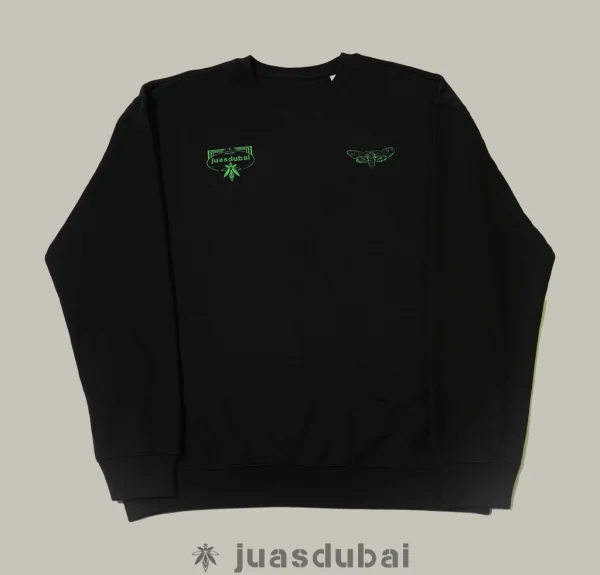 Sudadera Polilla Negra