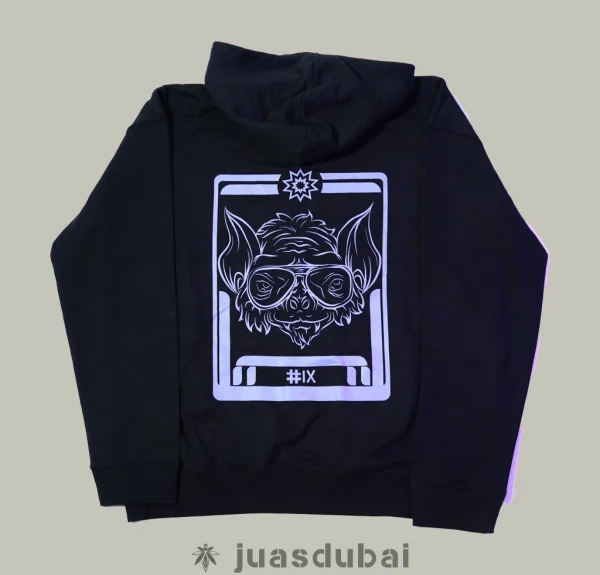 Sudadera Vampiro negra atrás