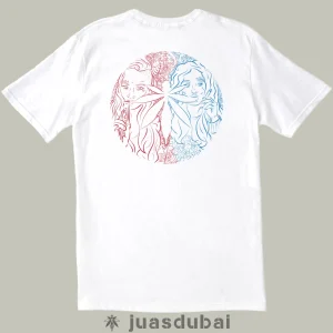 Camiseta bipolar blanca atrás