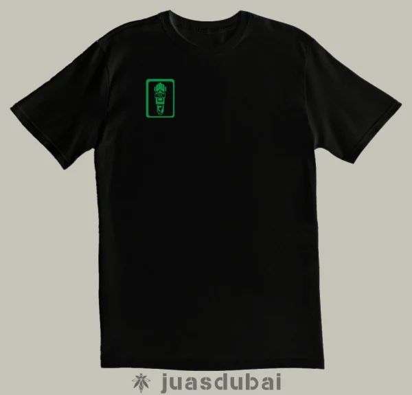 Camiseta Jota de picas negra