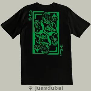 Camiseta Jota de picas negra atrás