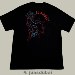 Camiseta el diablo negra atrás