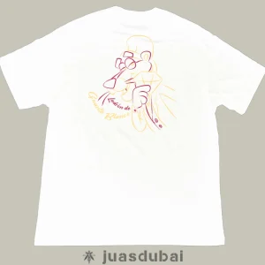 camiseta blanca ladrón de guante atrás