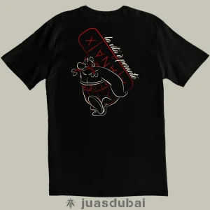 Camiseta negra la vida xanax atrás