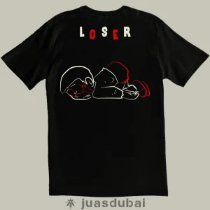 Camiseta negra Loser atrás