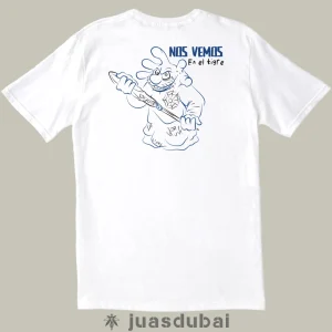 Camiseta blanca nos vemos en el tigre atrás