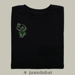 Camiseta negra Verde que te quiero verde