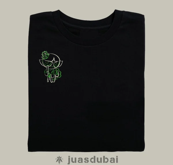 Camiseta negra Verde que te quiero verde