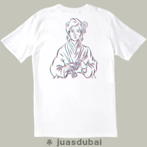 Camiseta heisha blanca atrás