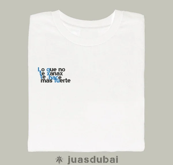 Camiseta blanca loquenotexanax