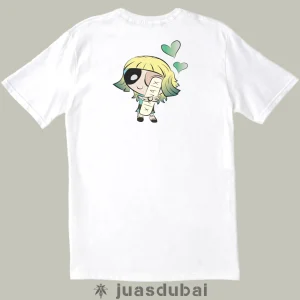 Camiseta blanca loquenotexanax atrás