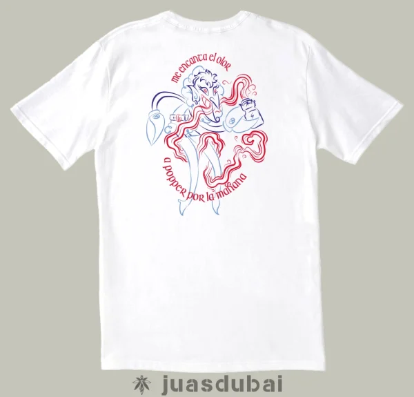 Camiseta blanca olorapopper