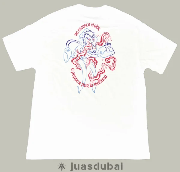 Camiseta blanca olorapopper