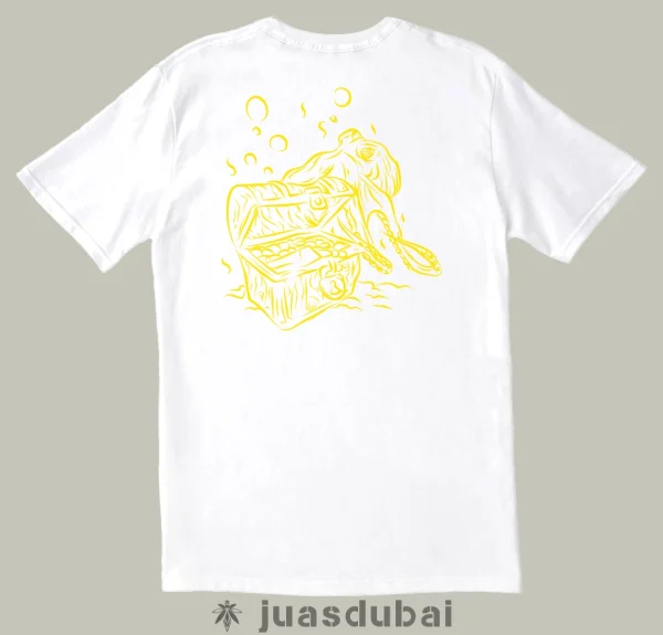 Camiseta pulpo fortuna blanca atrás