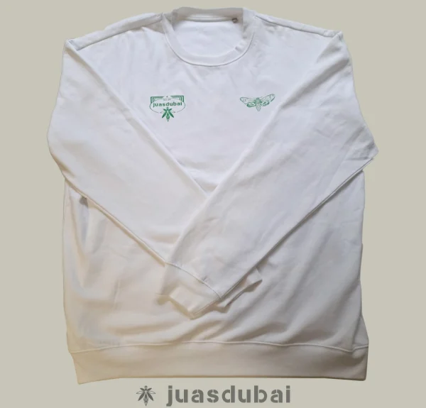 Sudadera Polilla Blanca